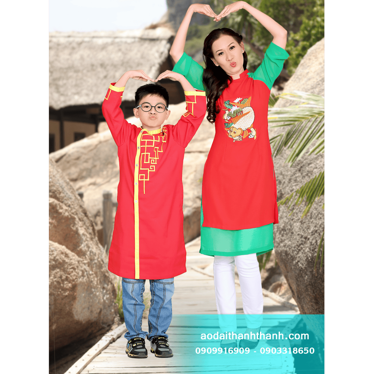 ÁO DÀI BÉ TRAI 05