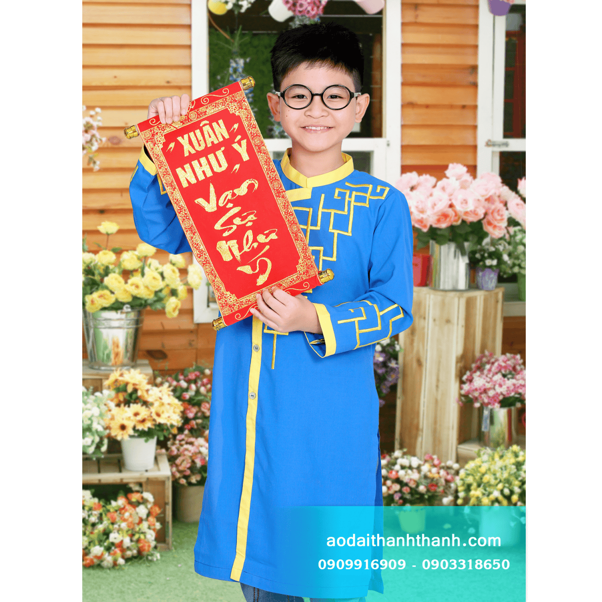 ÁO DÀI BÉ TRAI 07