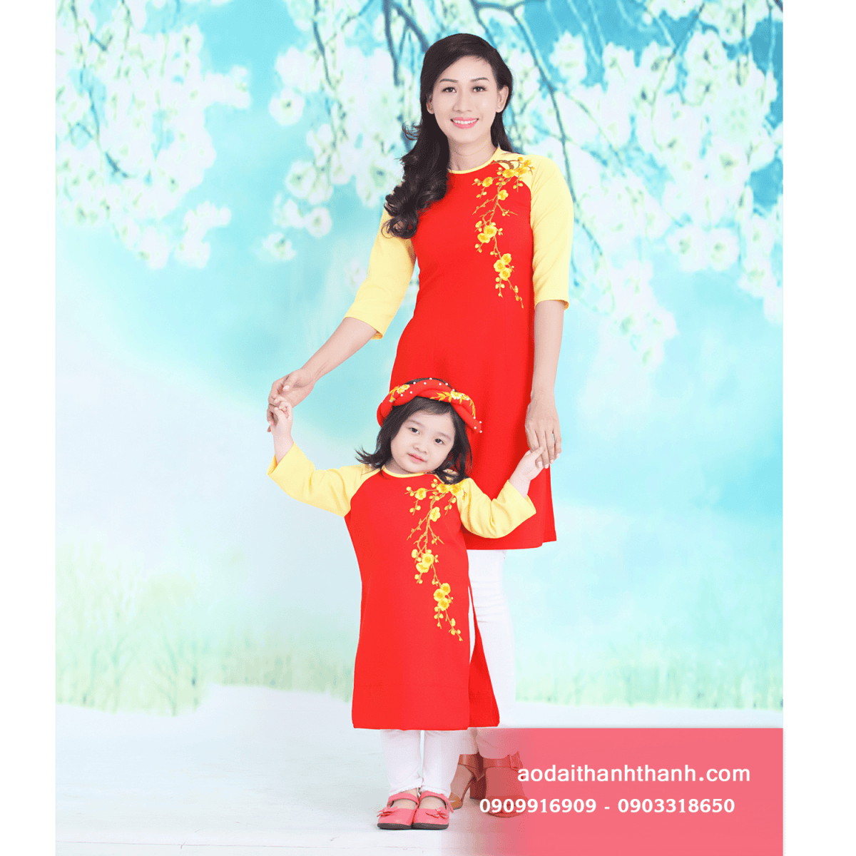 ÁO DÀI MẸ BÉ 15