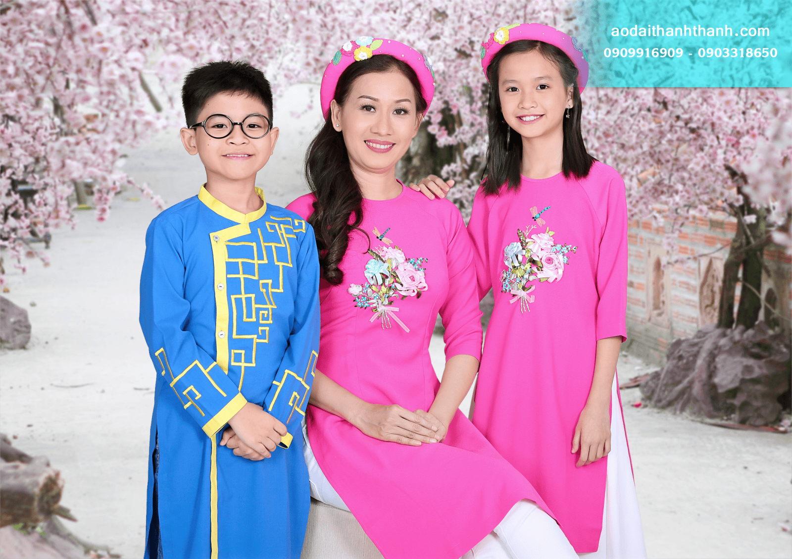 ÁO DÀI MẸ BÉ 02