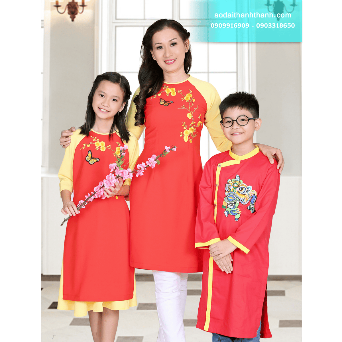 ÁO DÀI MẸ BÉ 05