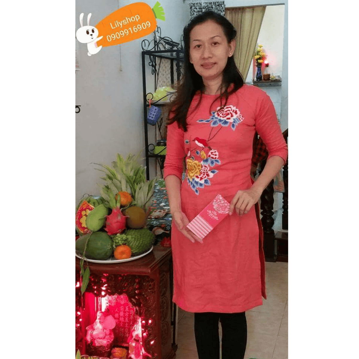 ÁO DÀI THÊU TAY 14